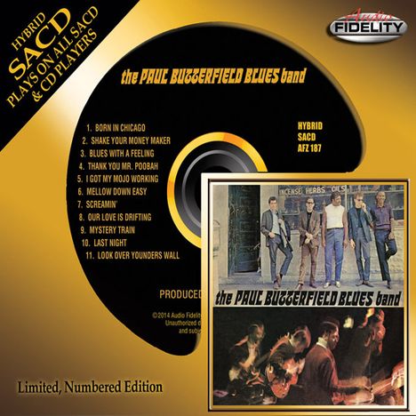 Paul Butterfield: The Paul Butterfield Blues Band (Hybrid-SACD) (Limited Numbered Edition), Super Audio CD