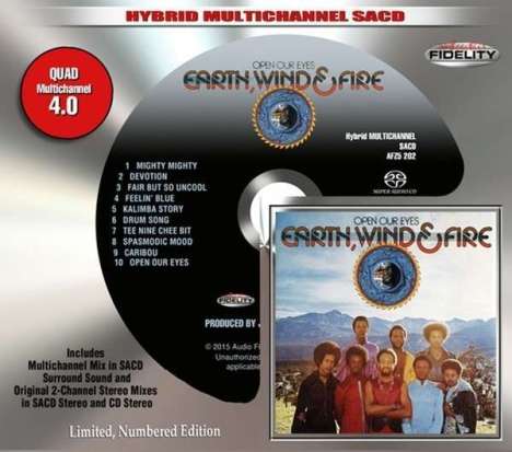 Earth, Wind &amp; Fire: Open Our Eyes (Limited Numbered Edition) (Hybrid-SACD), Super Audio CD