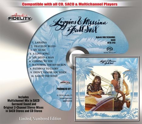 Loggins &amp; Messina: Full Sail (Limited-Numbered-Edition) (Hybrid-SACD), Super Audio CD