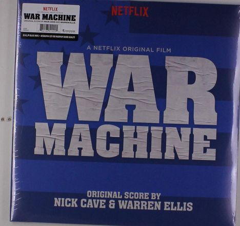 Nick Cave &amp; Warren Ellis: Filmmusik: War Machine (A Netflix Original Film Soundtrack) (Black Vinyl) (45 RPM), 2 LPs
