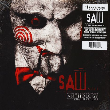 Charlie Clouser: Filmmusik: Saw Anthology Vol. 1 (Silver Vinyl), 2 LPs