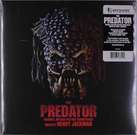 Henry Jackman: Filmmusik: The Predator (Limited-Edition) (Green/Black Smoke Vinyl), 2 LPs