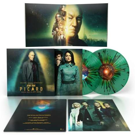 Jeff Russo: Filmmusik: Star Trek Picard (Limited Edition) (Translucent Green Multi Splatter Vinyl), 2 LPs