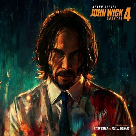 Tyler Bates: Filmmusik: John Wick Chapter 4 (O.S.T.) (Limited Edition) (Orange Vinyl)), 2 LPs