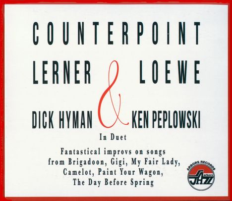 Dick Hyman &amp; Ken Peplowski: Counterpoint, CD