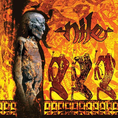 Nile: Amongst The Catacombs Of Nephren-Ka (Limited Edition) (Yellow W/ Orange &amp; Black Splatter Vinyl), LP