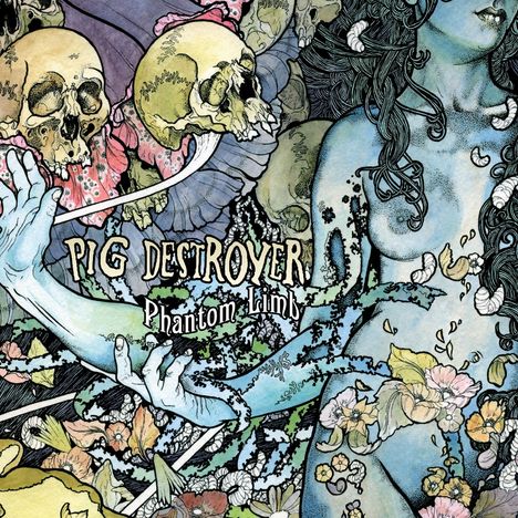 Pig Destroyer: Phantom Limb (Limited Edition) (Lightblue Marble Vinyl), LP