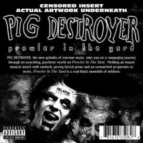 Pig Destroyer: Prowler In The Yard (Explicit), CD