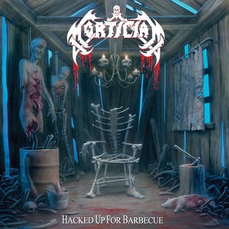 Mortician: Hacked Up For Barbecue (White With Splatter Vinyl), 2 LPs