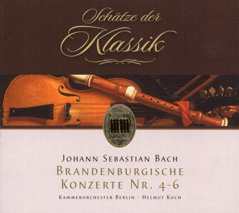 Johann Sebastian Bach (1685-1750): Brandenburgische Konzerte Nr.4-6, CD