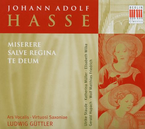 Johann Adolph Hasse (1699-1783): Te Deum G-Dur, CD