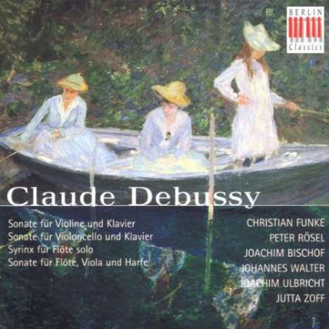 Claude Debussy (1862-1918): Sonate für Flöte,Viola &amp; Harfe, CD