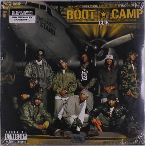 Boot Camp Clik: Last Stand (Limited Edition) (Army Green &amp; Black Splatter Vinyl), 2 LPs