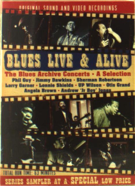Blues Live &amp; Alive, DVD