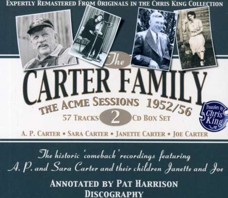The Carter Family: The ACME Sessions 1952/56, 2 CDs
