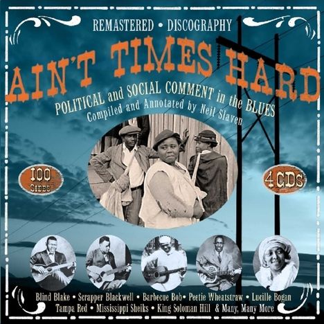 Various Artists: Ain't Times Hard: Polit, 4 CDs