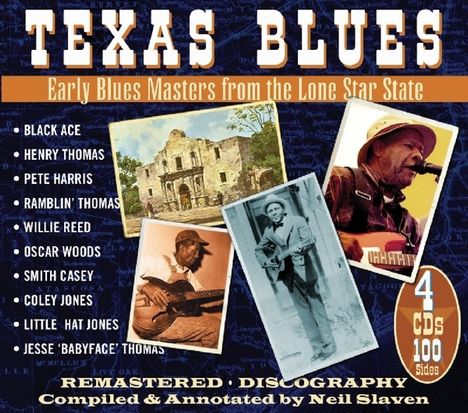 Texas Blues: Early Blues Masters From The Lone Star State, 4 CDs