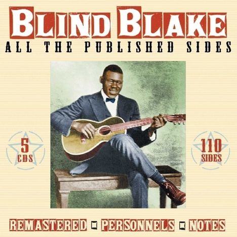 Blind Blake: All The Published Sides, 5 CDs