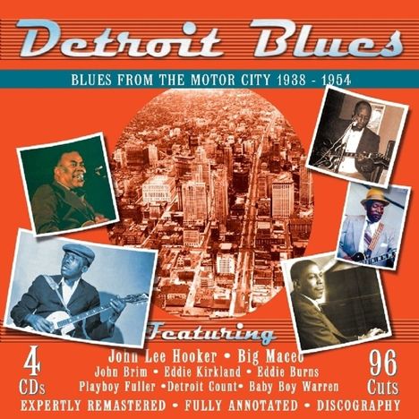 Detroit Blues, 4 CDs