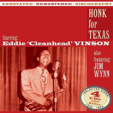 Eddie Cleanhead Vinson (1917-1988): Honk For Texas, 4 CDs