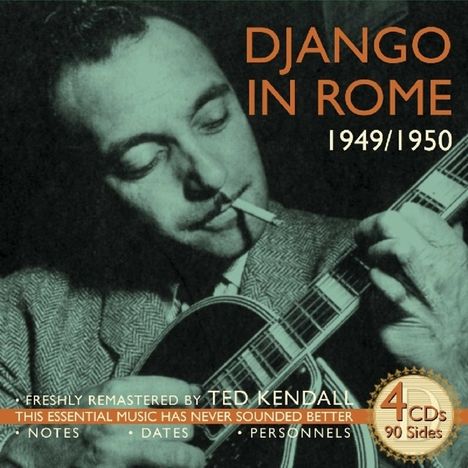 Django Reinhardt (1910-1953): Django In Rome, 4 CDs