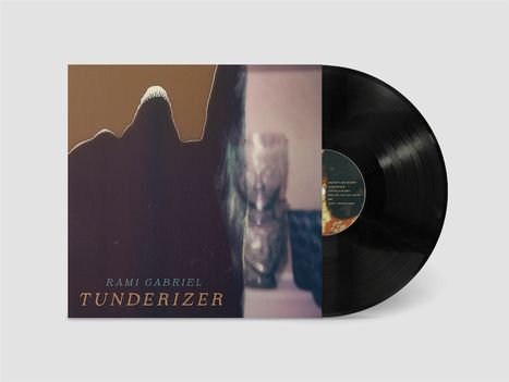 Cover mit den Texten: "RAMI GABRIEL" und "TUNDERIZER", daneben eine schwarze Vinyl-Schallplatte.