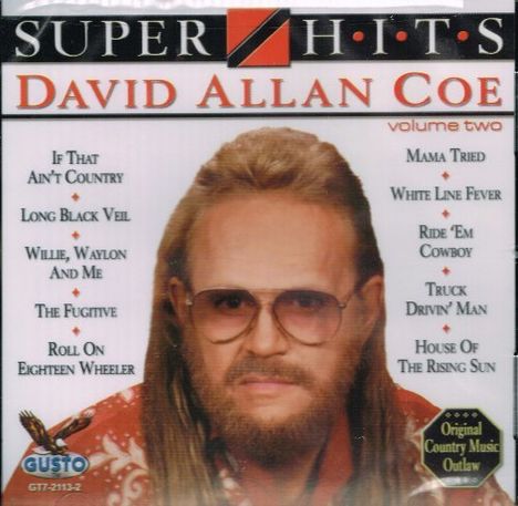 David Allan Coe: Super Hits Vol.2, CD