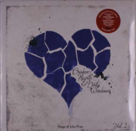 Broken Hearts &amp; Dirty Windows: Songs Of John Prine, Vol. 2 (Blue Vinyl), LP