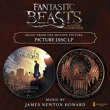 James Newton Howard (geb. 1951): Filmmusik: Fantastic Beasts &amp; Where To Find Them (Picture Disc), Single 12"