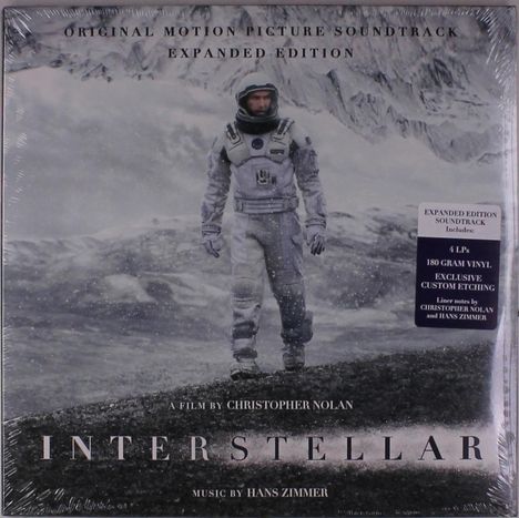 Hans Zimmer (geb. 1957): Filmmusik: Interstellar (Expanded Edition) (180g), 4 LPs