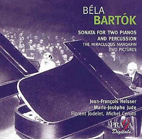 Bela Bartok (1881-1945): Der wunderbare Mandarin (für Klavier zu 4 Händen), Super Audio CD