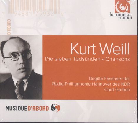 Kurt Weill (1900-1950): Die Sieben Todsünden, CD