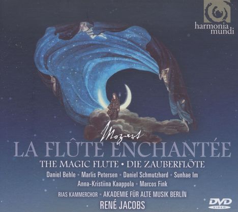 Wolfgang Amadeus Mozart (1756-1791): Die Zauberflöte, 3 CDs und 1 DVD