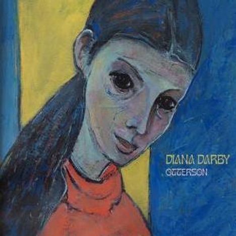 Text: "DIANA DARBY" und "OCCERSON". Illustration: Ein melancholisches Porträt einer Frau mit großen, dunklen Augen.