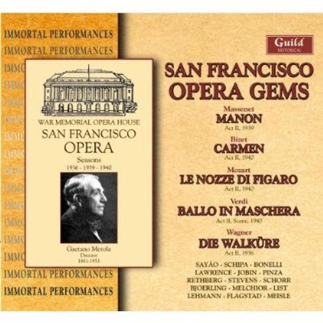 San Francisco Opera Gems, 3 CDs