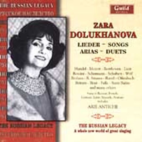 Zara Dolukhanova singt Arien &amp; Lieder, 4 CDs