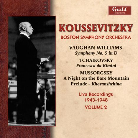 Serge Koussevitzky dirigiert das Boston Symphony Orchestra, CD