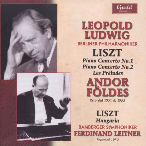 Franz Liszt (1811-1886): Klavierkonzerte Nr.1 & 2, CD
