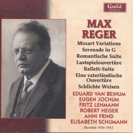 Max Reger (1873-1916): Orchesterwerke, 2 CDs