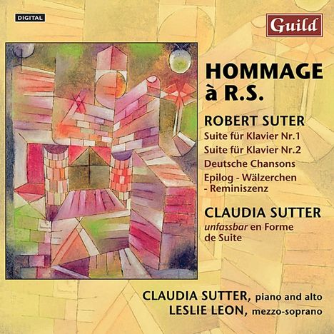 Robert Suter (1919-2008): Klavierwerke "Hommage a R.S.", CD