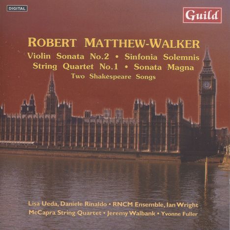 Robert Matthew-Walker (geb. 1939): Streichquartett Nr.1, CD