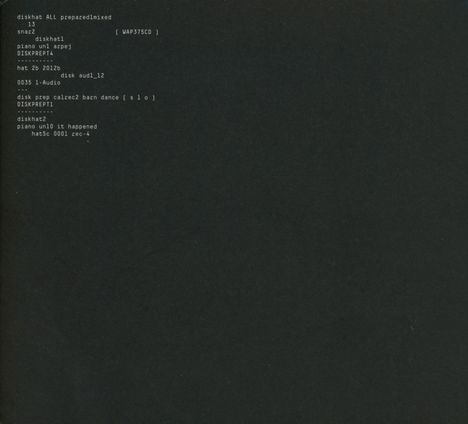 Aphex Twin: Computer Controlled Acoustic Instruments Pt2 (EP), CD