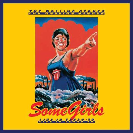 The Rolling Stones: Some Girls - Live In Texas '78 (180g) (Red & Orange Vinyl) (2LP + DVD), 2 LPs