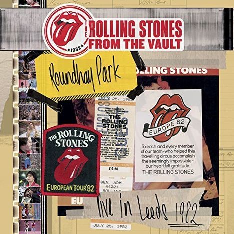 The Rolling Stones: From The Vault: Live In Leeds 1982 (180g), 3 LPs und 1 DVD