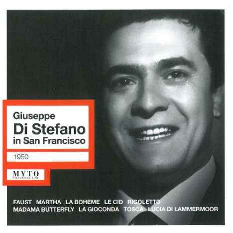 Giuseppe di Stefano in San Francisco, CD