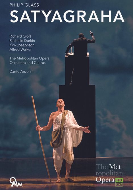 Philip Glass (geb. 1937): Satyagraha (Oper in 3 Akten), DVD
