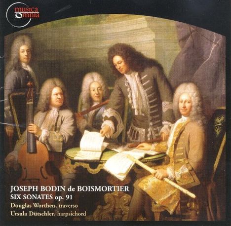 Joseph Bodin de Boismortier (1689-1755): Sonaten für Flöte &amp; Bc.op.91 Nr.1-6, CD