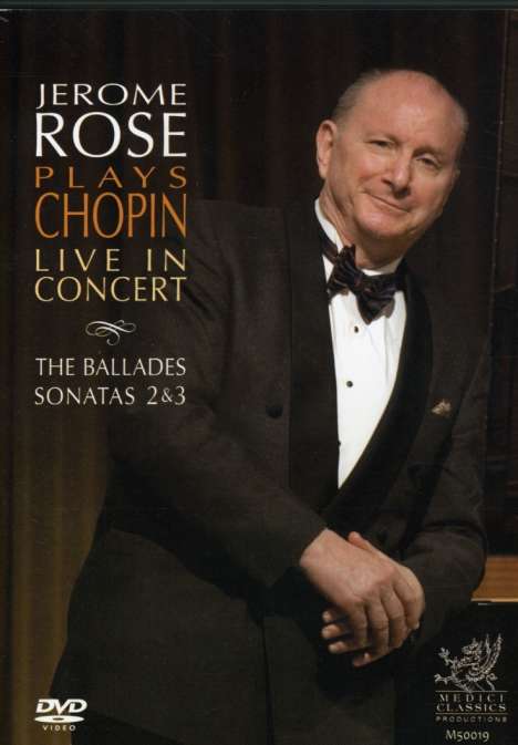 Jerome Rose: Live In Concert-Die Balladen,Klaviersonaten 2 &amp; 3, DVD