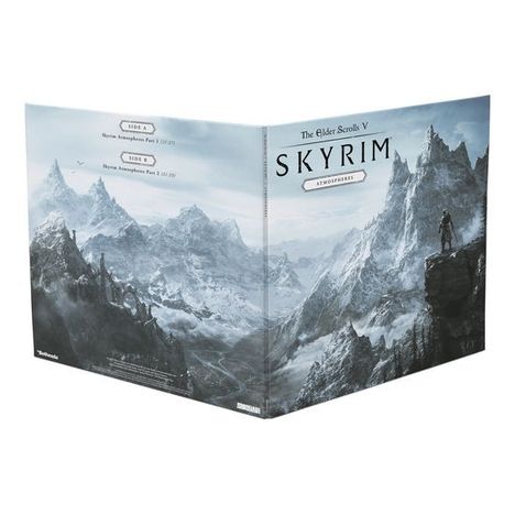 Filmmusik: Elder Scrolls V: Skyrim - Atmospheres (O.S.T.) (Clear/Black Splatter Vinyl), LP