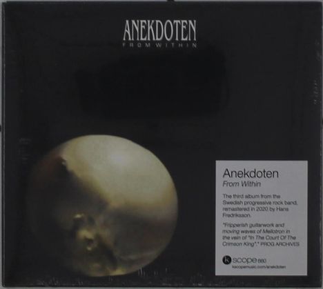 Anekdoten: From Within, CD